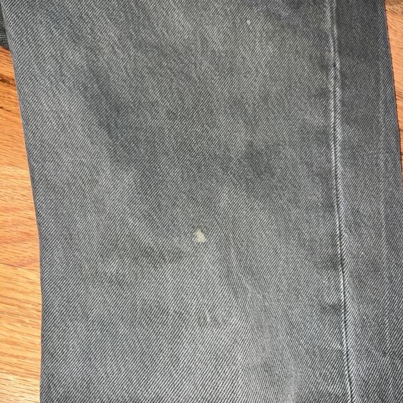 Vintage Levi’s Jeans 30x30 Green 501 Button Fly Straight Denim Pants USA 90s - Picture 5 of 14